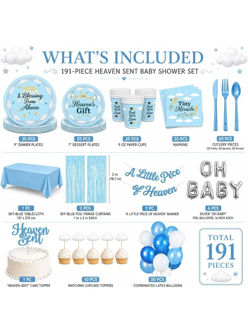 Baby shower decorations